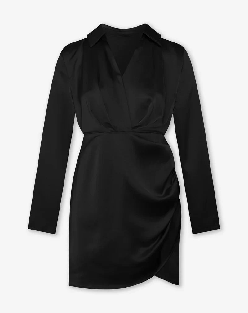 Nala | Elegante Satijnen Mini Jurk