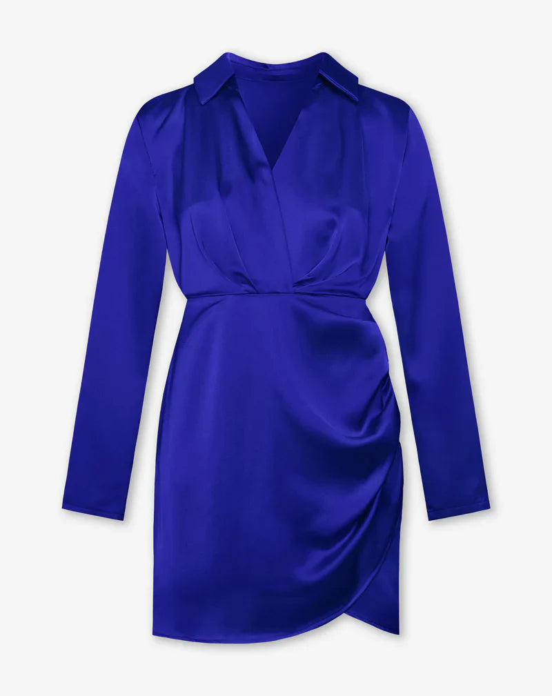 Nala | Elegante Satijnen Mini Jurk