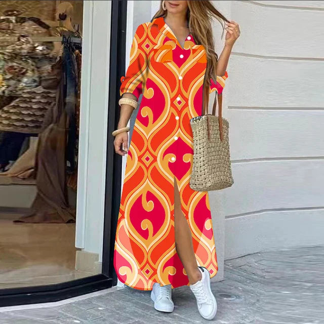 Audrey | Lange Street Style Jurk