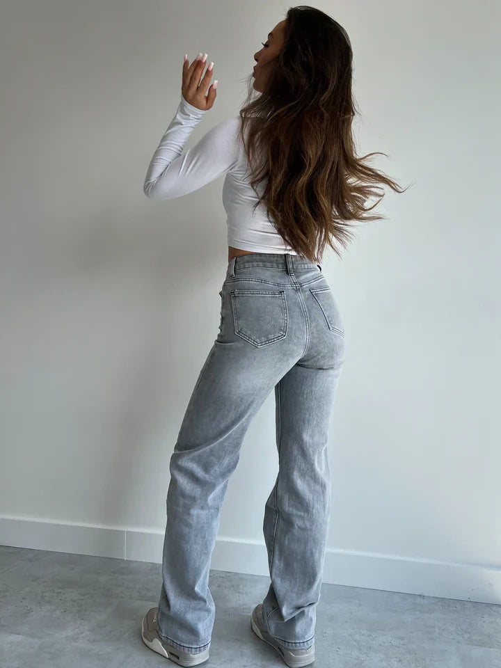 Alana | Grijze Stretch Jeans