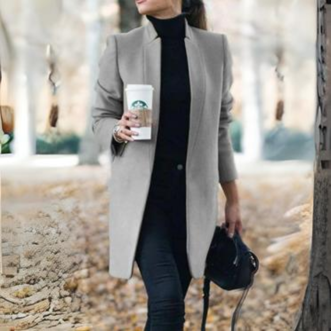Sienna | Dames mantel met opstaande kraag