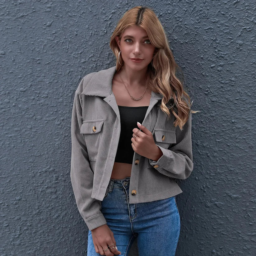 Tatum | Trendy Corduroy Jas