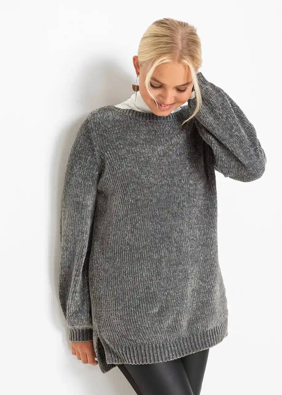 Kailani | Lange trui van chenille