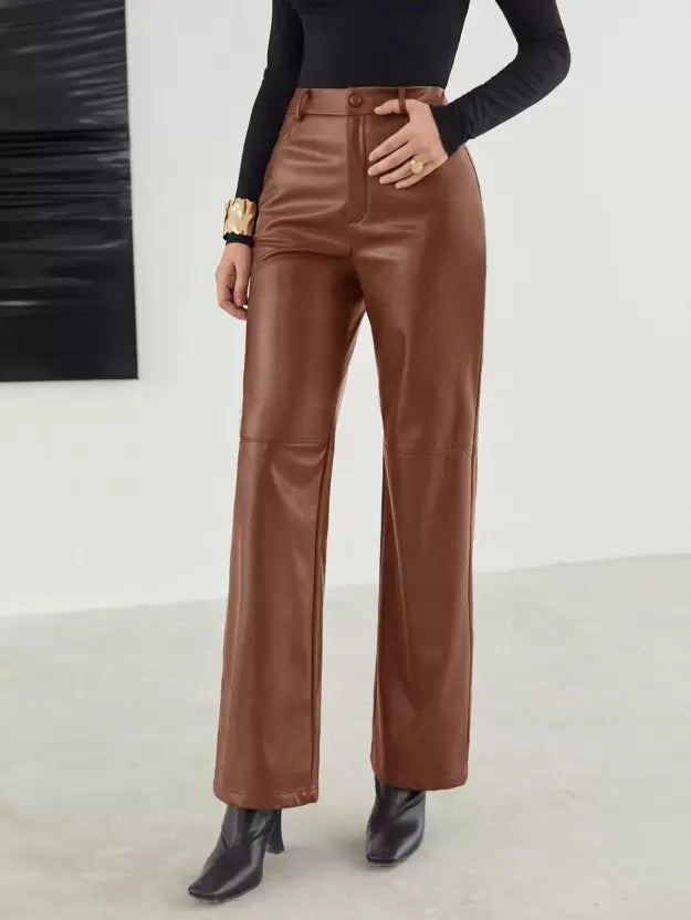 Samantha | Leren broek voor dames