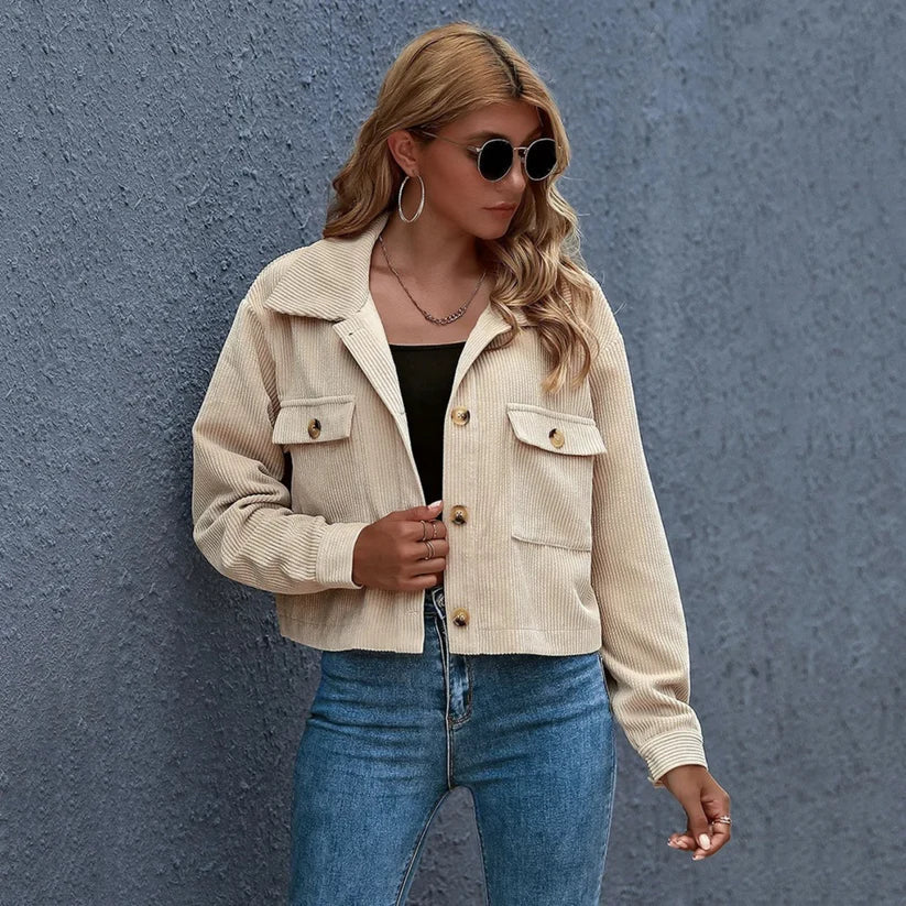 Tatum | Trendy Corduroy Jas