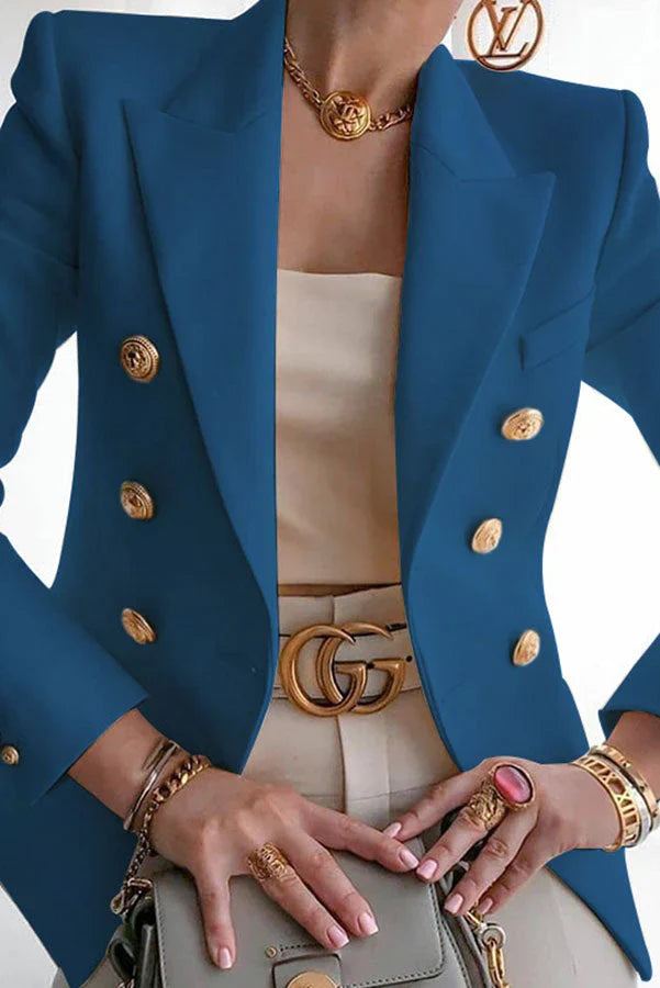 Lia | Chique Dubbelrij Blazer