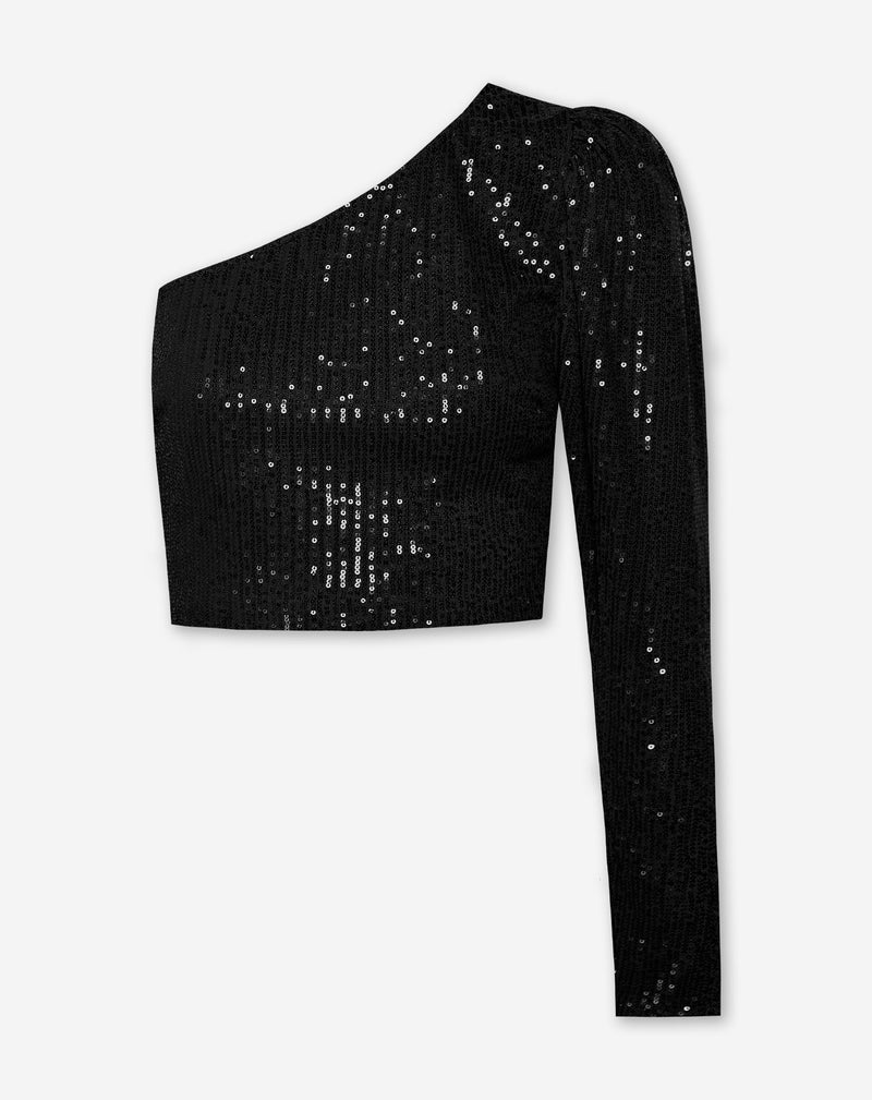 Ivy | Stralende One-Shoulder Top