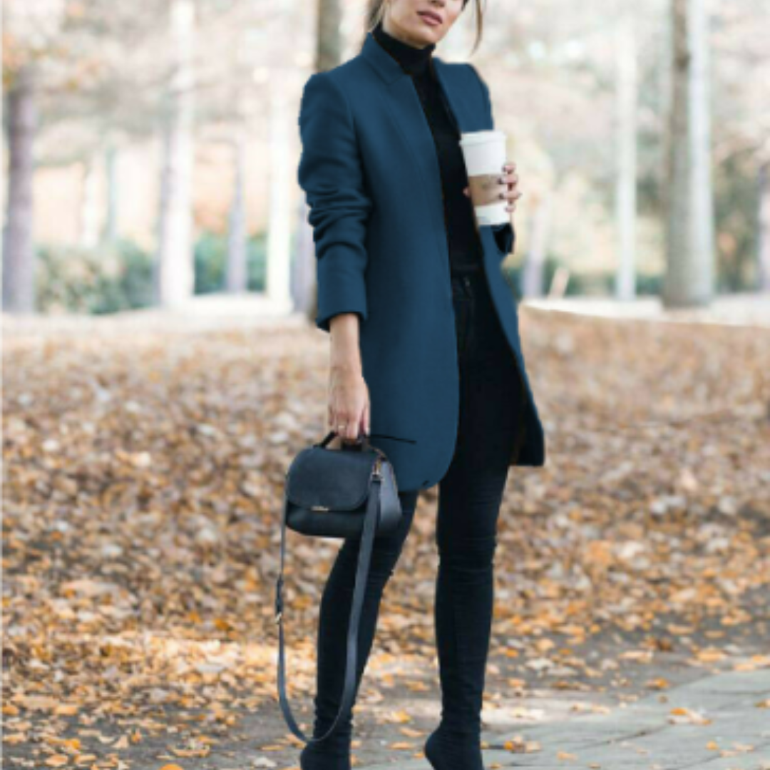 Sienna | Dames mantel met opstaande kraag