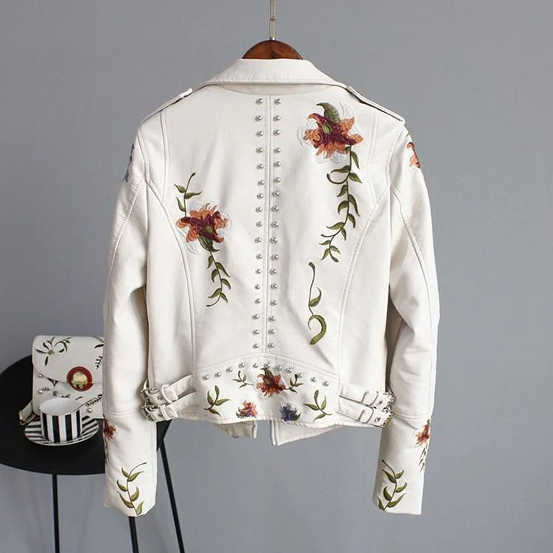 Vicky | Leren Bloemen Jack