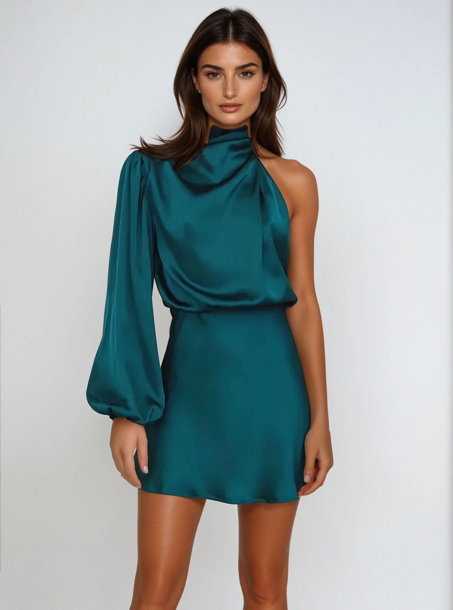 Oaklynn | Classy satijnen zomerjurk