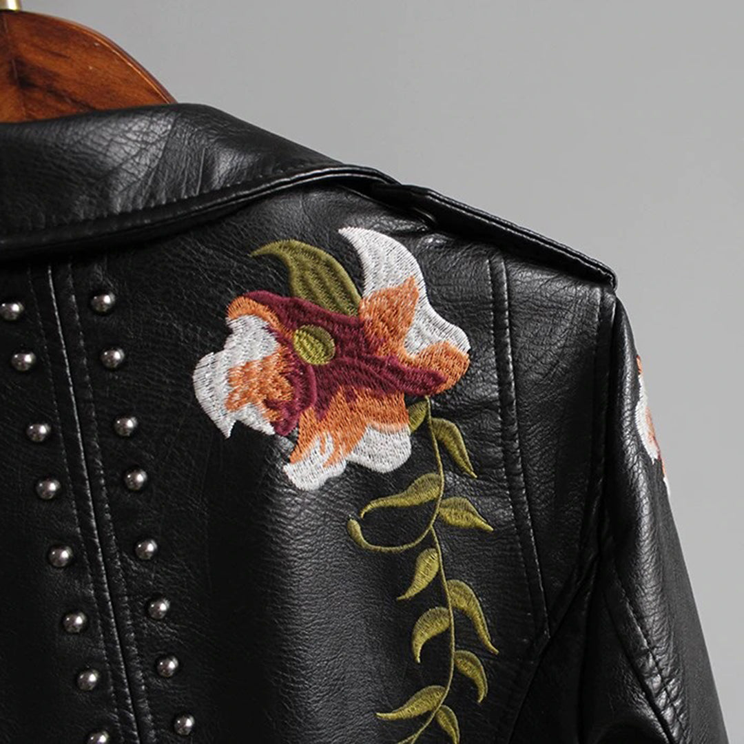 Vicky | Leren Bloemen Jack