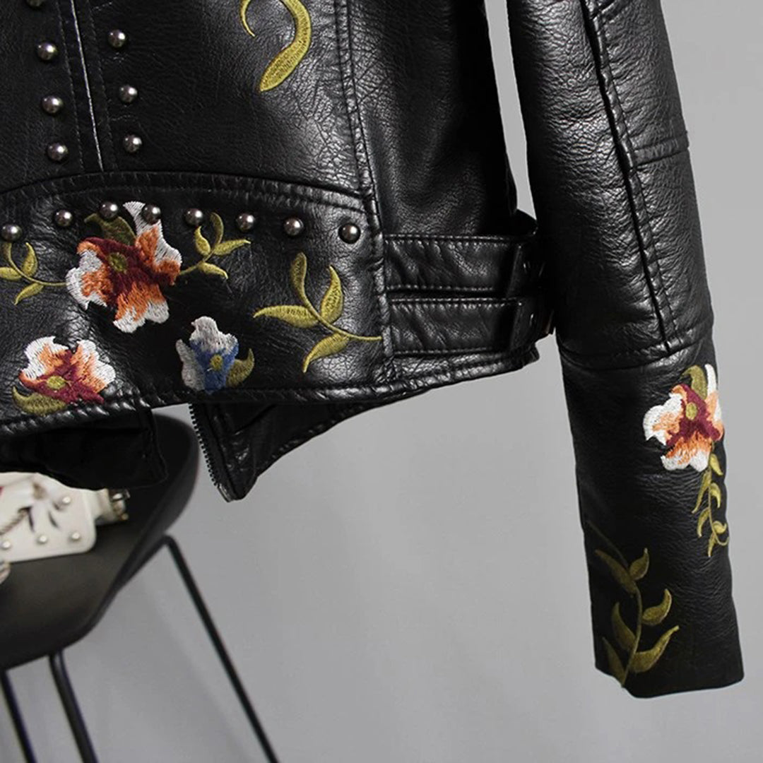 Vicky | Leren Bloemen Jack