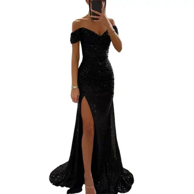 Rowan | Elegante V-Hals Avondjurk