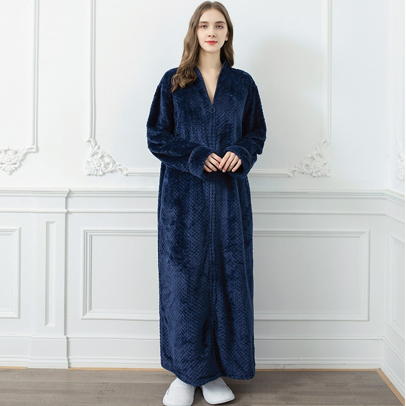 Aaliyah | Extra Lange thermische badjas