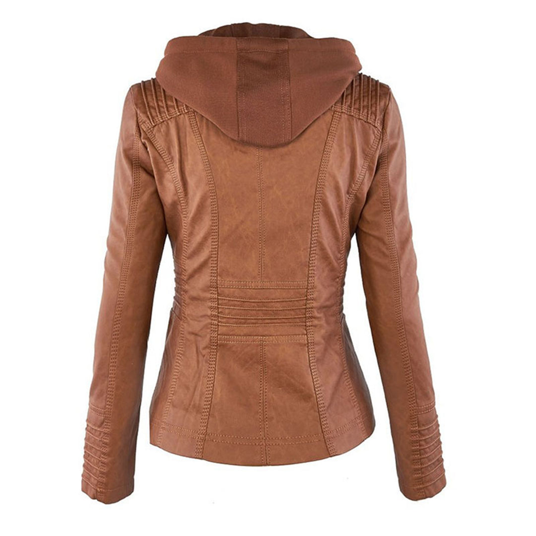 Febe | Leren Zomerjas voor Dames