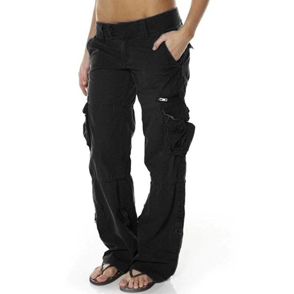Noah | Cargo broek met zakken voor dames