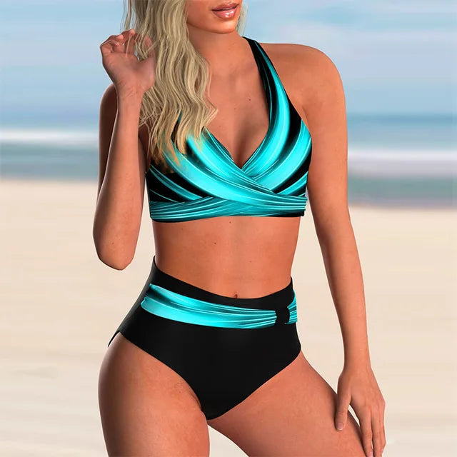 Alora | Hoog getailleerd bikinis set