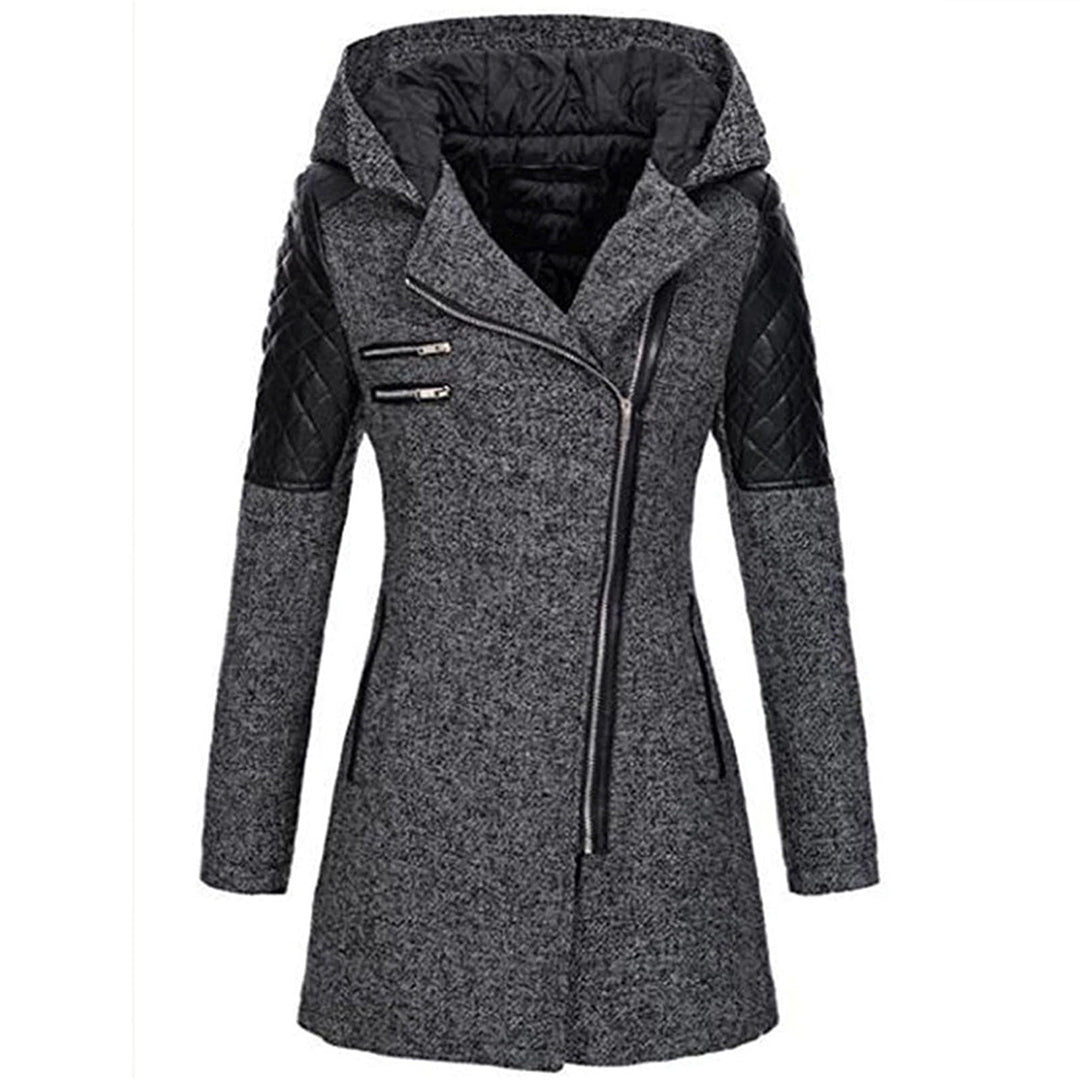 Nora | Lange winterjas met capuchon voor dames