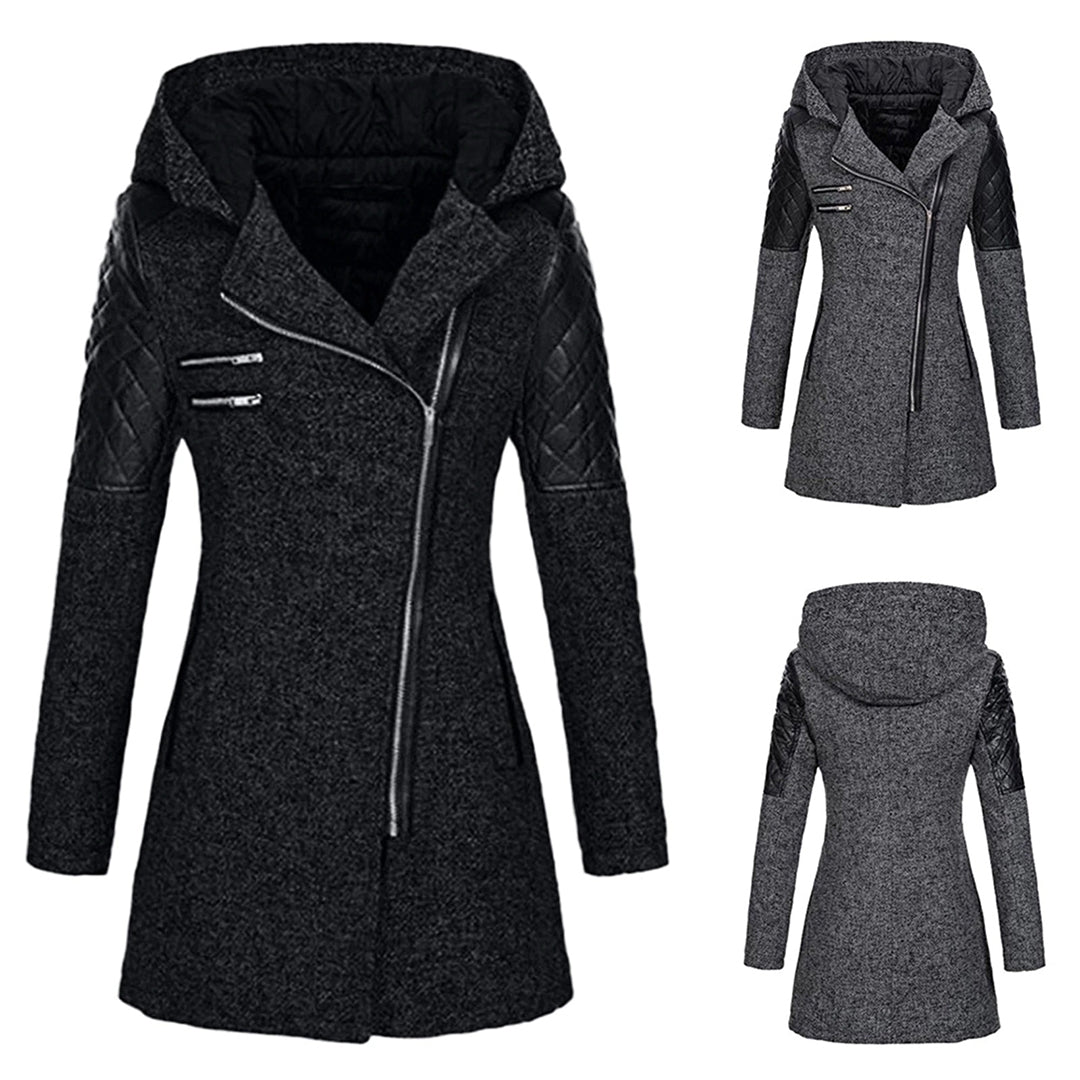 Nora | Lange winterjas met capuchon voor dames