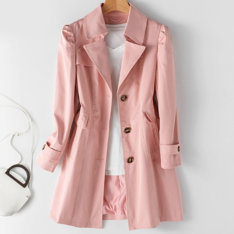 Wrenley | trenchcoat middellang