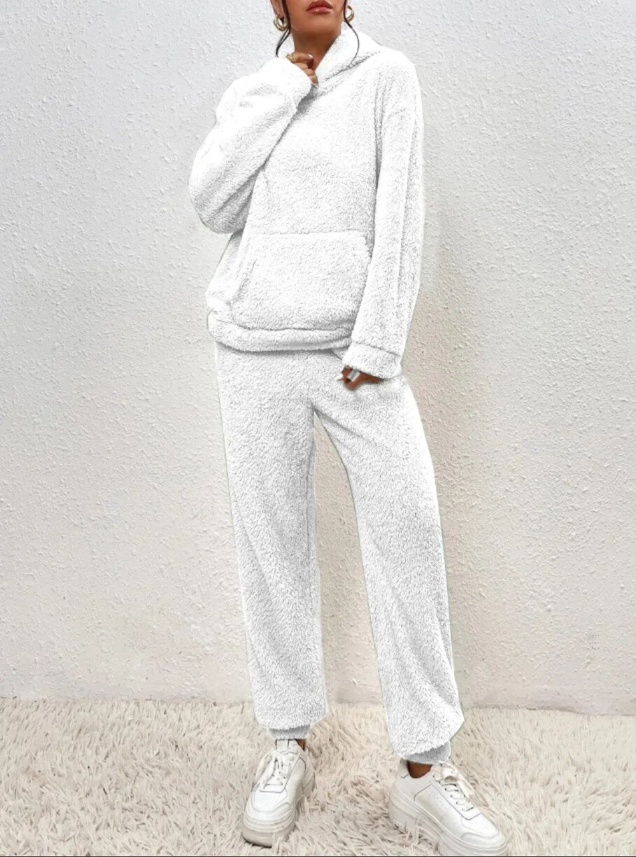 Yara | Comfortabel Teddy Huispak met Capuchon