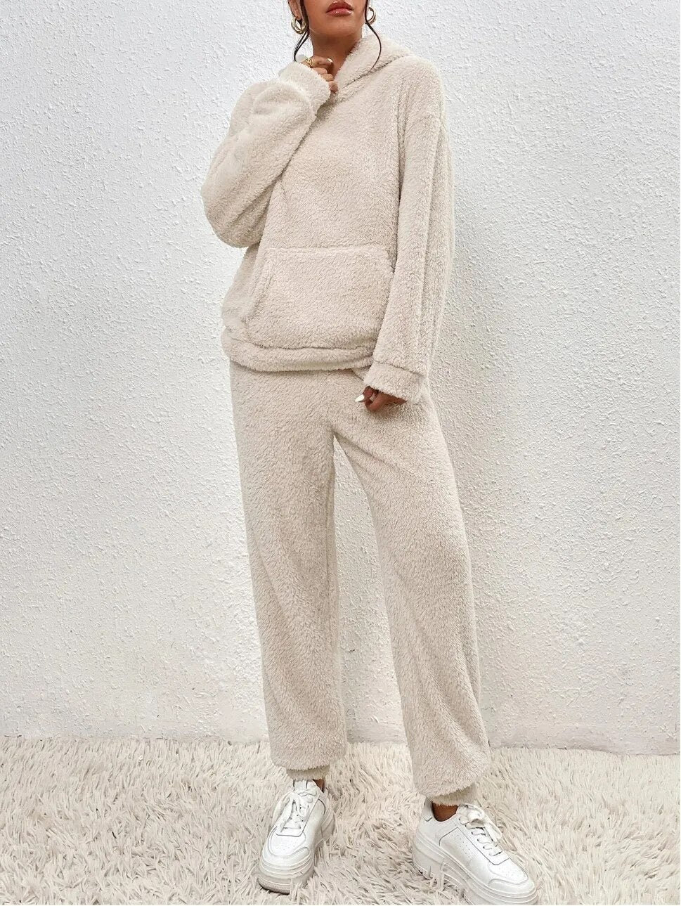 Yara | Comfortabel Teddy Huispak met Capuchon