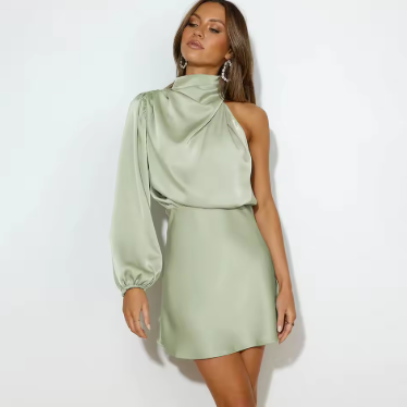 Oaklynn | Classy satijnen zomerjurk