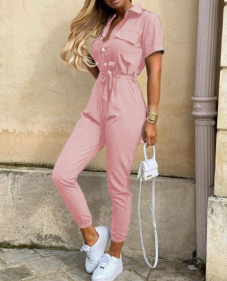 Jolie | Button Down Jumpsuit