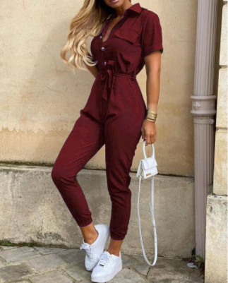 Jolie | Button Down Jumpsuit
