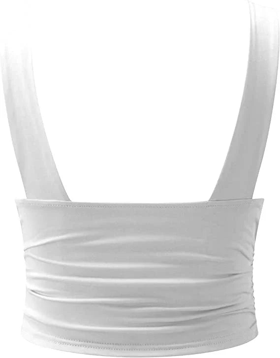 Leia | Mouwloze V-Hals Top