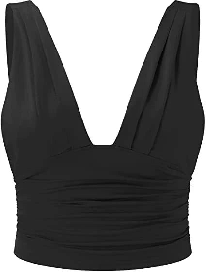 Leia | Mouwloze V-Hals Top