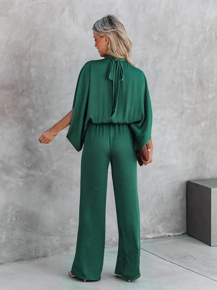 Amy | Trendy Groene Jumpsuit
