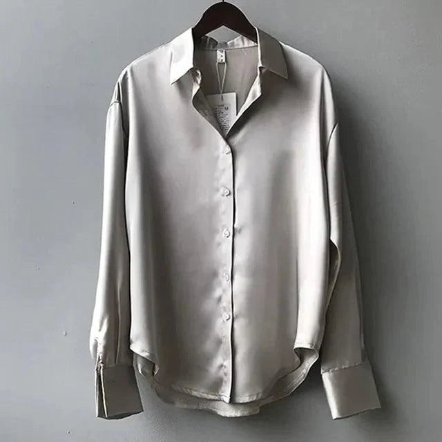 Ella | Elegante Satijnen Blouse