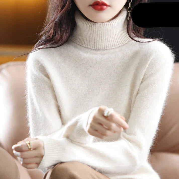 Mae | Comfortabele kasjmier turtleneck trui