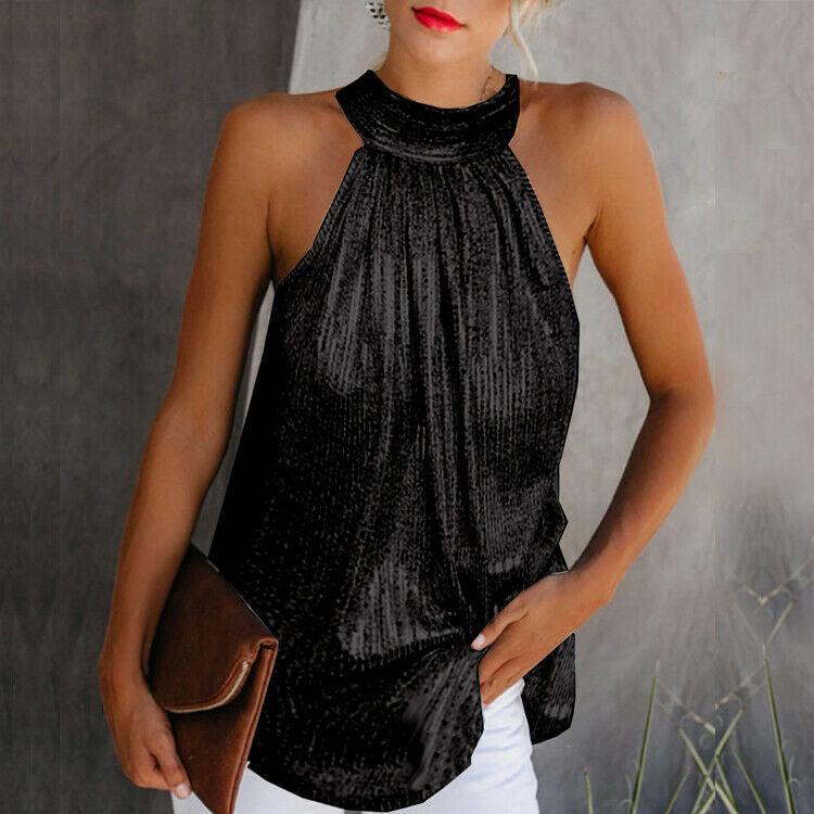 Aitana | Elegante Haltertop Ronde Hals