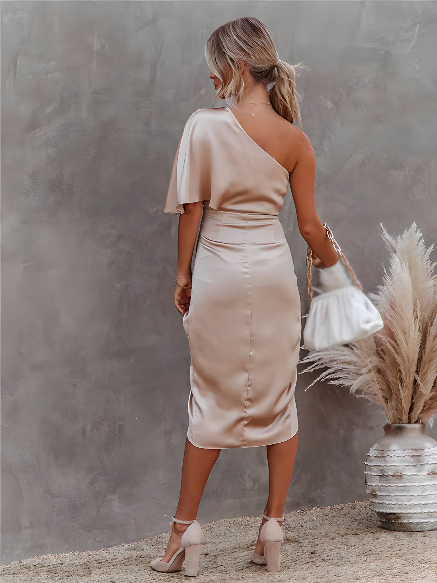 Sem | Elegante Zijden Feestjurk