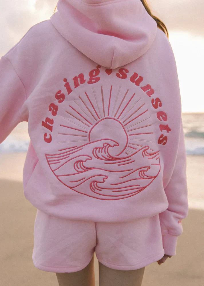 Lena | Chasing Sunsets Grafische Hoodie