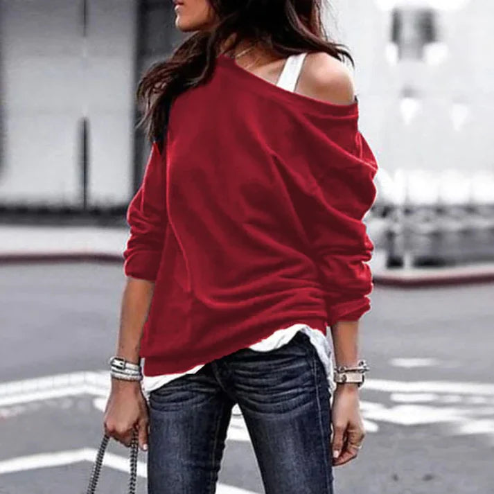 Molly | Stijlvolle  Off-Shoulder Trui
