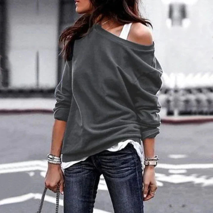 Molly | Stijlvolle  Off-Shoulder Trui
