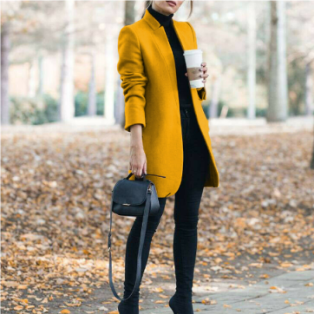 Sienna | Dames mantel met opstaande kraag