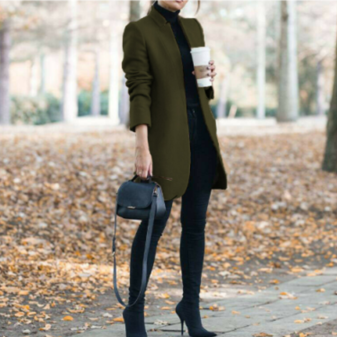 Sienna | Dames mantel met opstaande kraag