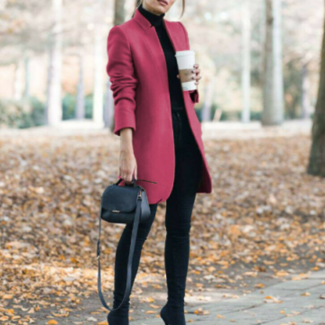 Sienna | Dames mantel met opstaande kraag