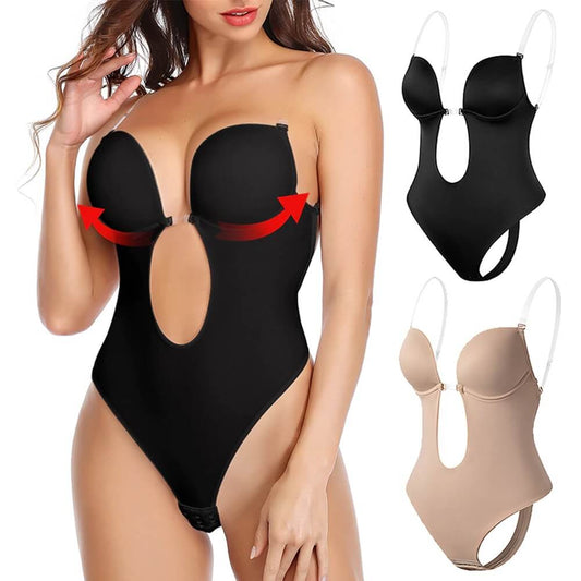 Hailey | Deep V Backless Body Shaper
