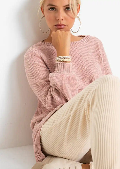 Kailani | Lange trui van chenille