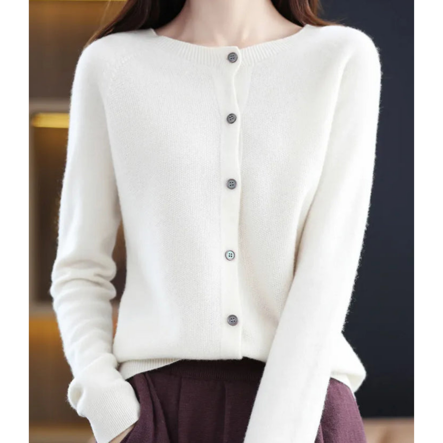 Lilith | O-Hals Gebreide Vest