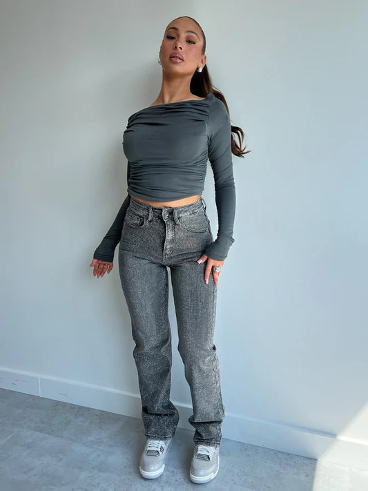 Callie | Rhinestone Jeans