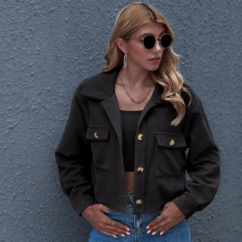 Tatum | Trendy Corduroy Jas