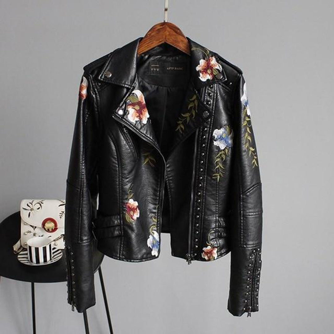 Vicky | Leren Bloemen Jack