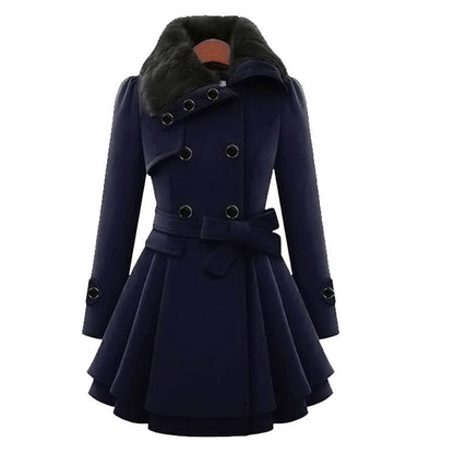 Lisa | Warme en Lange Winterjas voor dames