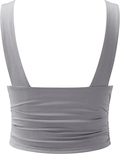 Leia | Mouwloze V-Hals Top